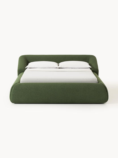 Sofia Upholstered Bed in Bouclé