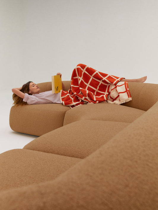 Sofia XL Modular Sofa in Bouclé
