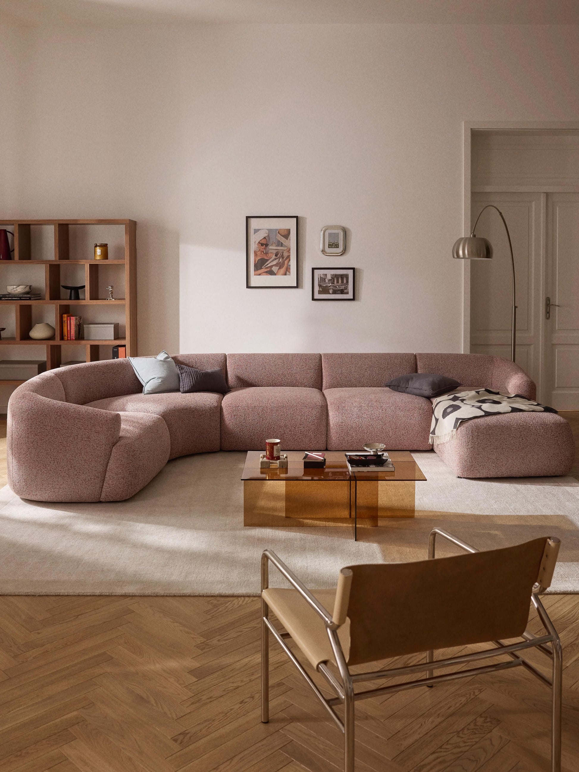 Sofia XL Modular Sofa in Bouclé