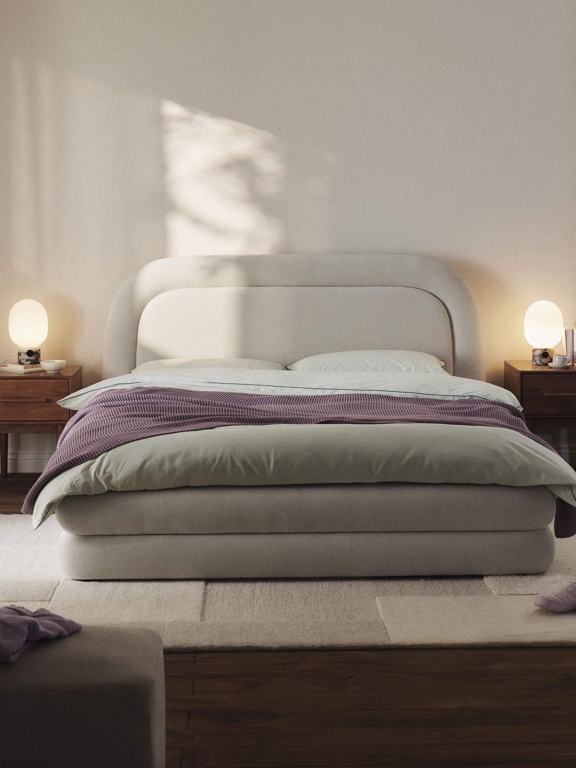 Solomon Bed, Upholstered