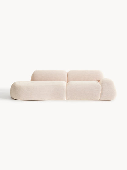 Wolke 3-Seater Modular Chaise in Bouclé