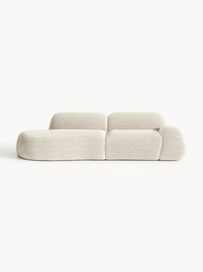 Wolke 3-Seater Modular Chaise in Bouclé