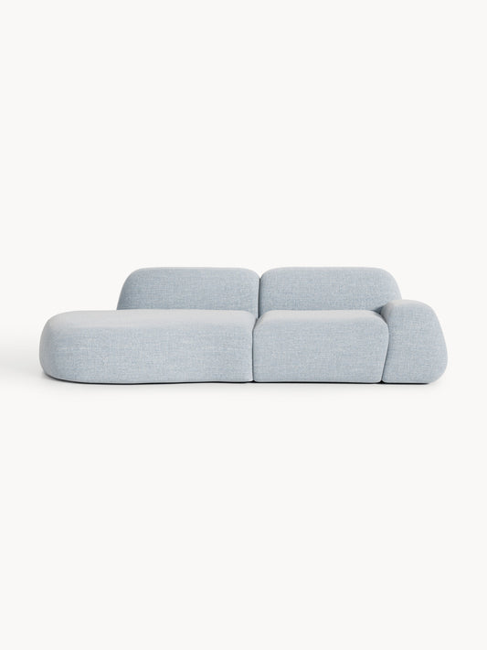 Wolke 3-Seater Modular Chaise in Bouclé