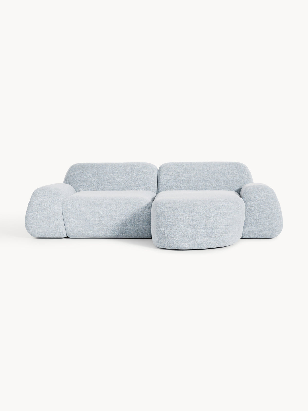 Wolke 3-Seater Modular Corner Sofa in Bouclé