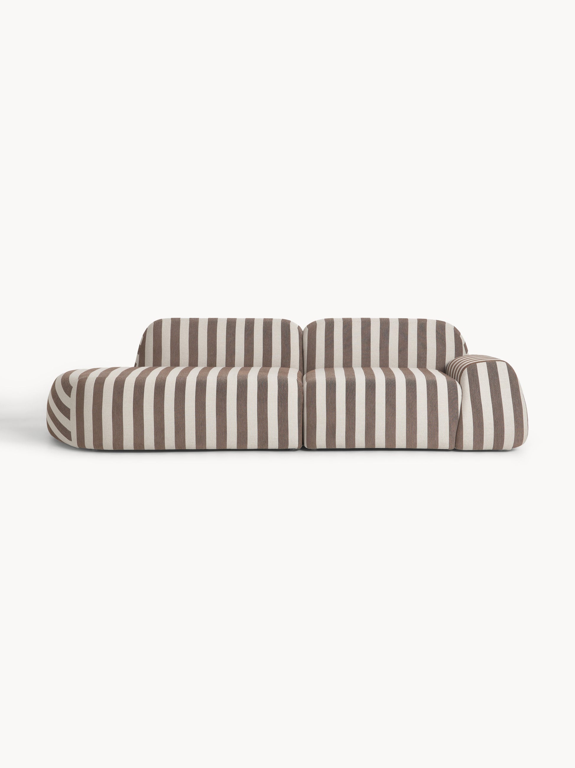 Wolke 3-Seater Striped Modular Sofa
