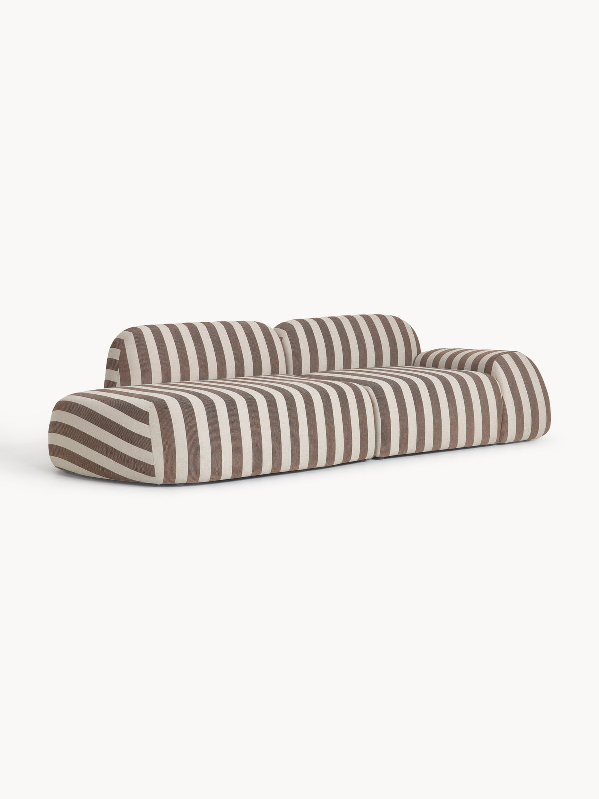 Wolke 3-Seater Striped Modular Sofa
