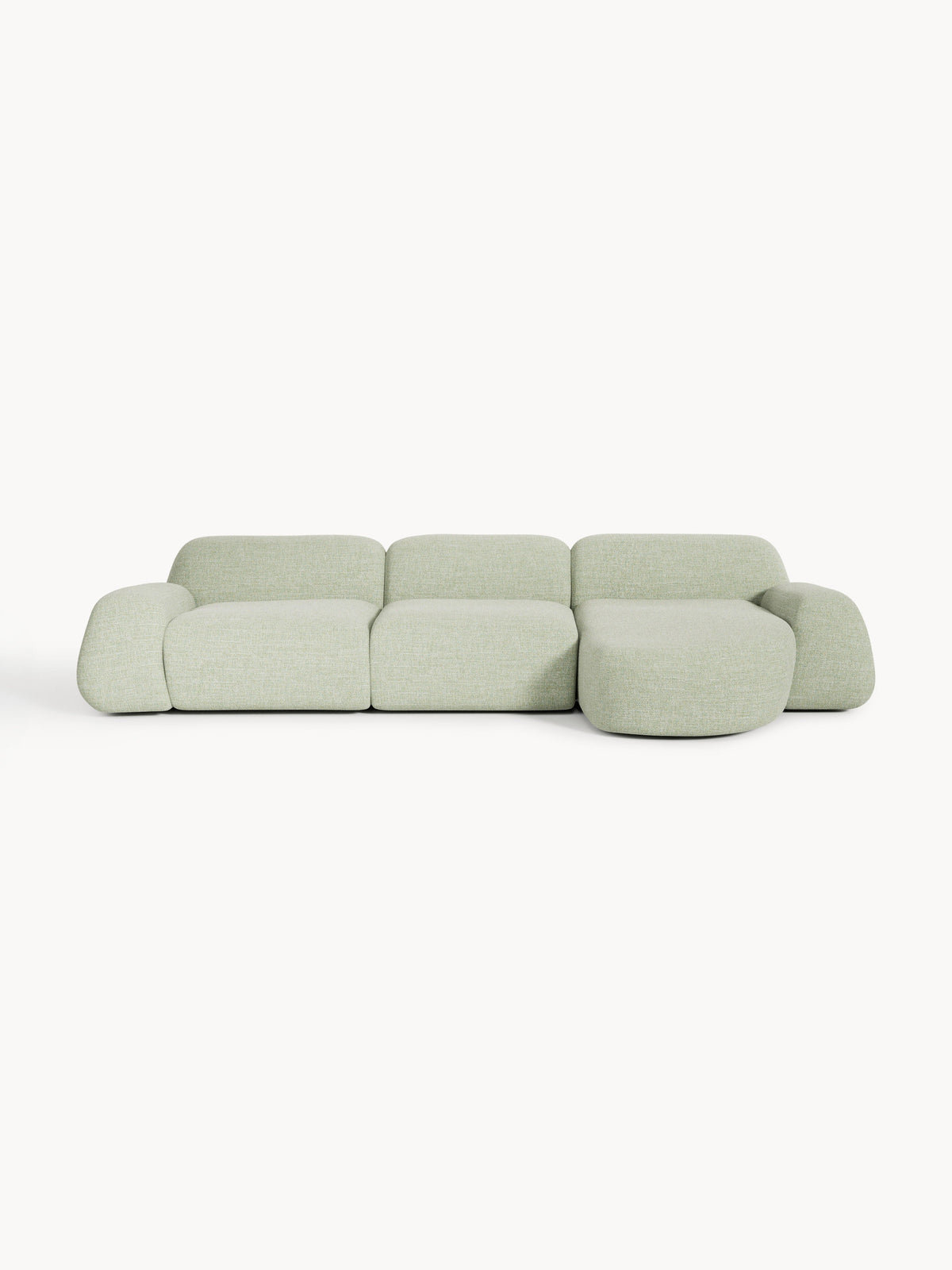Wolke 4-Seater Modular Corner Sofa in Bouclé