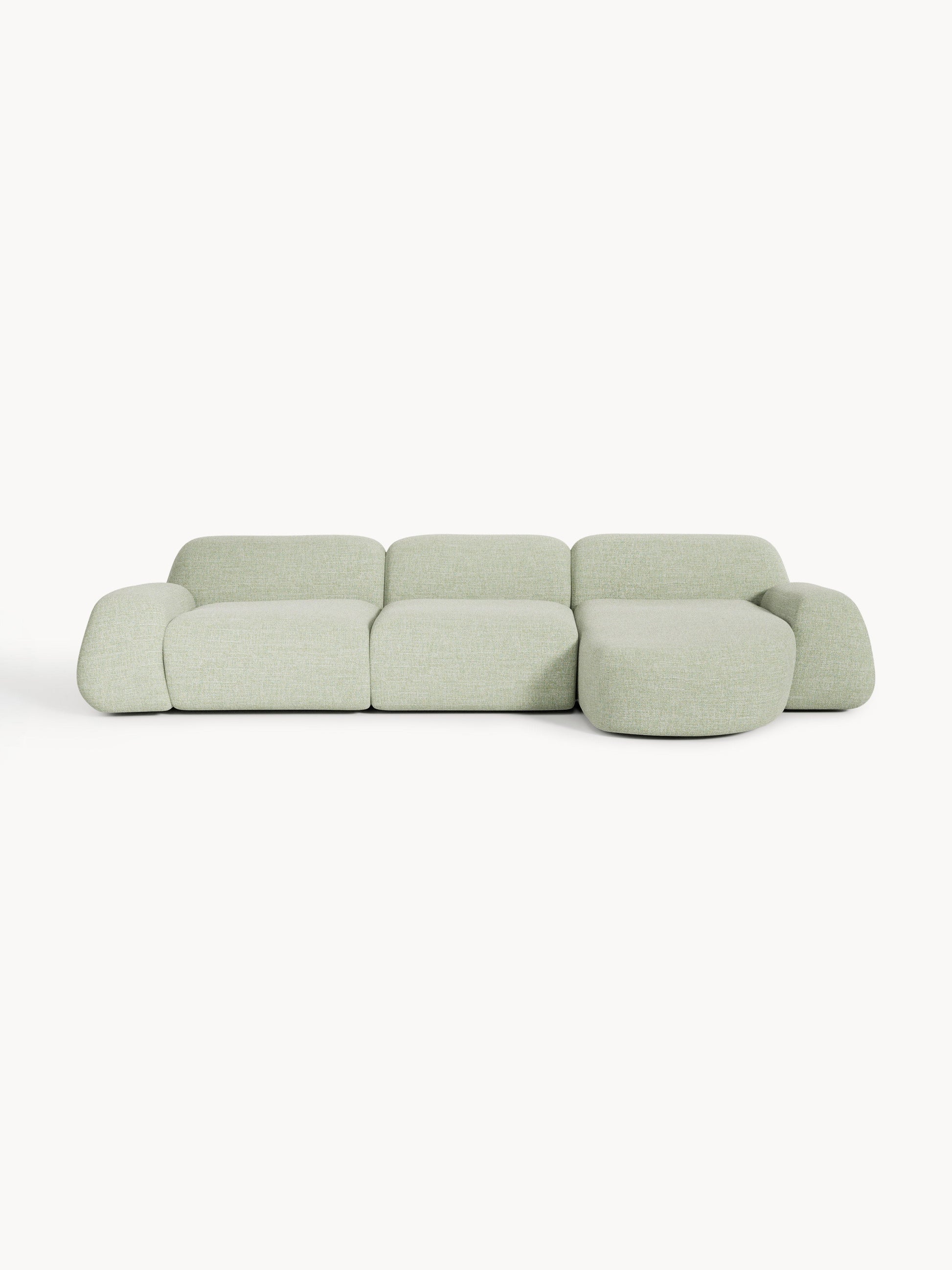 Wolke 4-Seater Modular Corner Sofa in Bouclé
