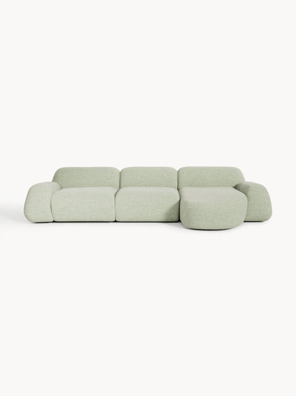 Wolke 4-Seater Modular Corner Sofa in Bouclé