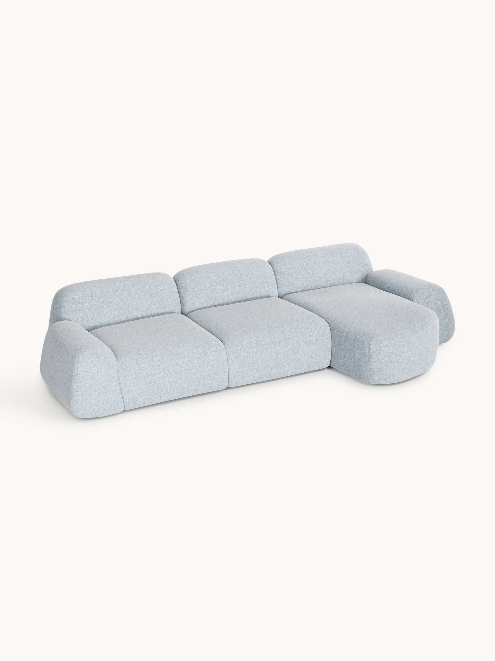 Wolke 4-Seater Modular Corner Sofa in Bouclé