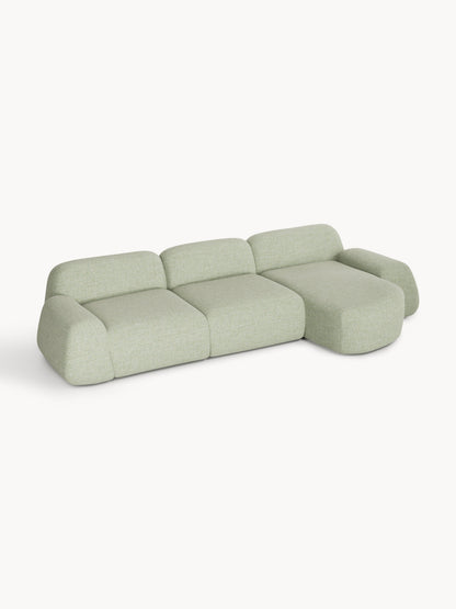 Wolke 4-Seater Modular Corner Sofa in Bouclé