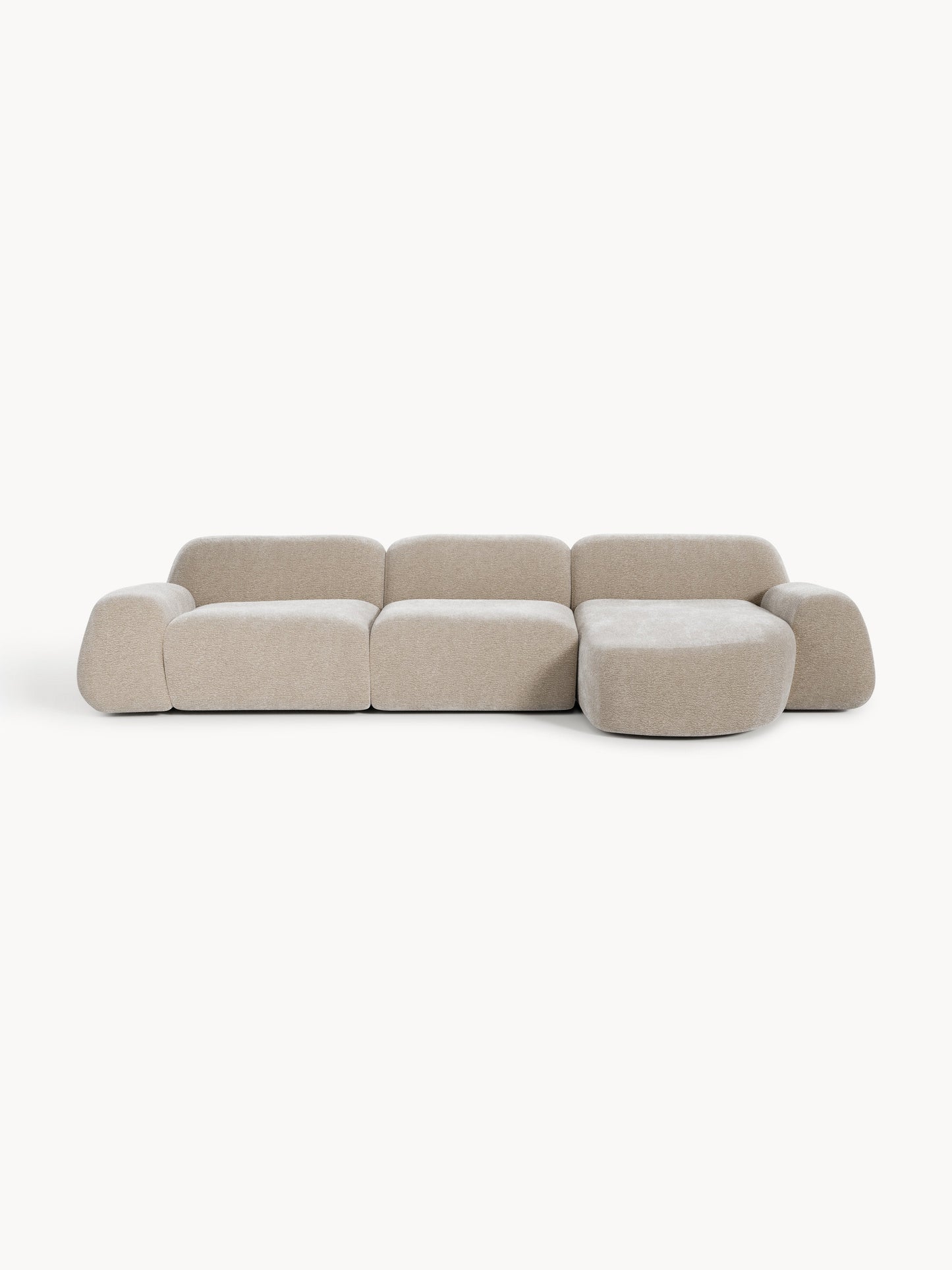 Wolke 4-Seater Modular Corner Sofa in Teddy