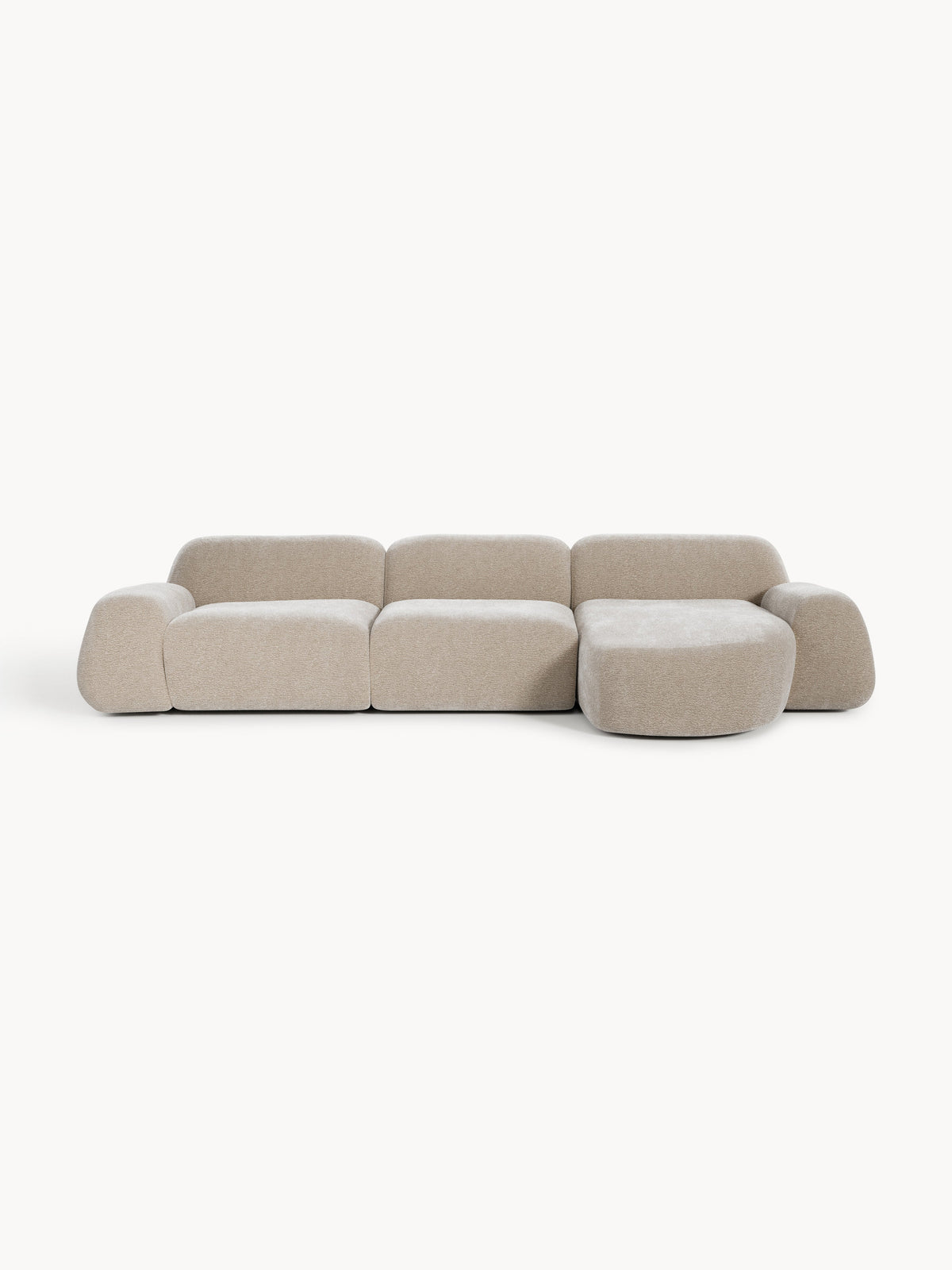 Wolke 4-Seater Modular Corner Sofa in Teddy