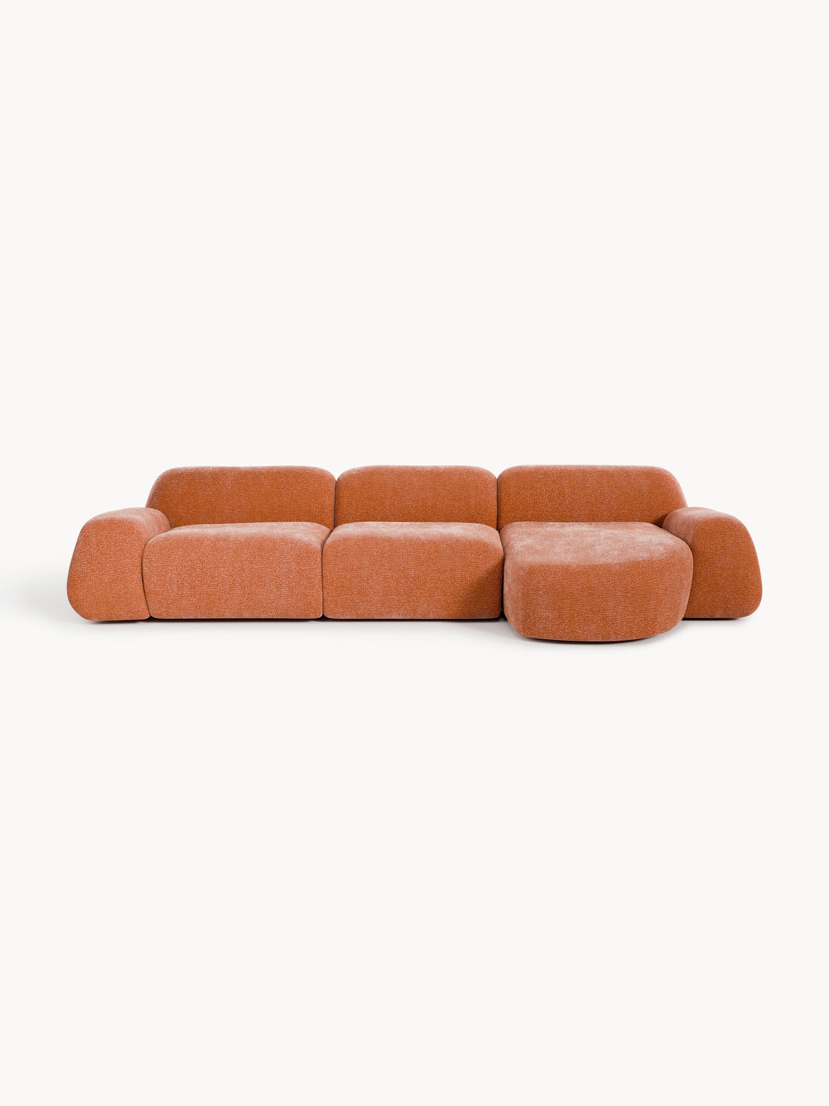 Wolke 4-Seater Modular Corner Sofa in Teddy