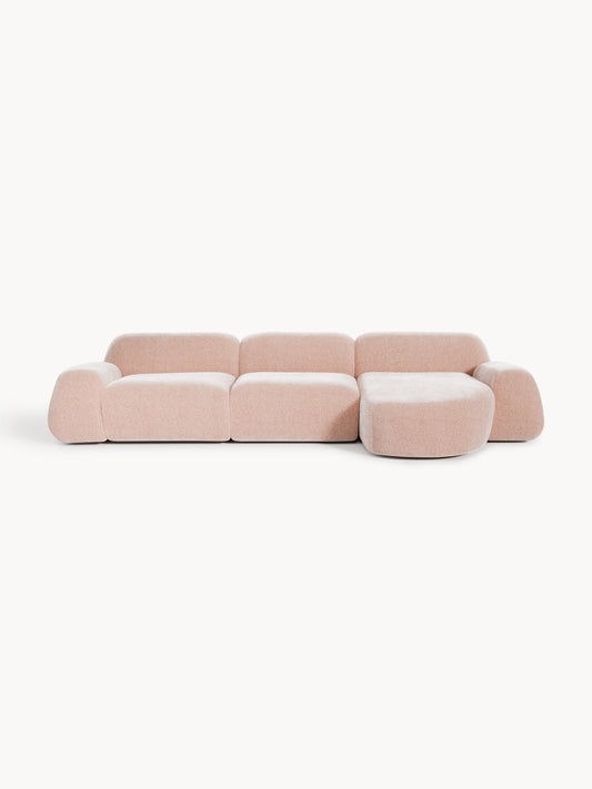Wolke 4-Seater Modular Corner Sofa in Teddy