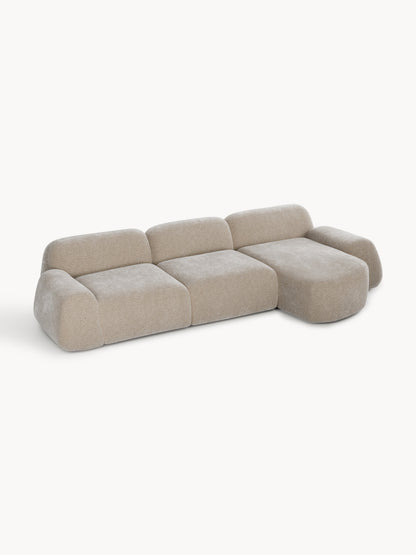 Wolke 4-Seater Modular Corner Sofa in Teddy