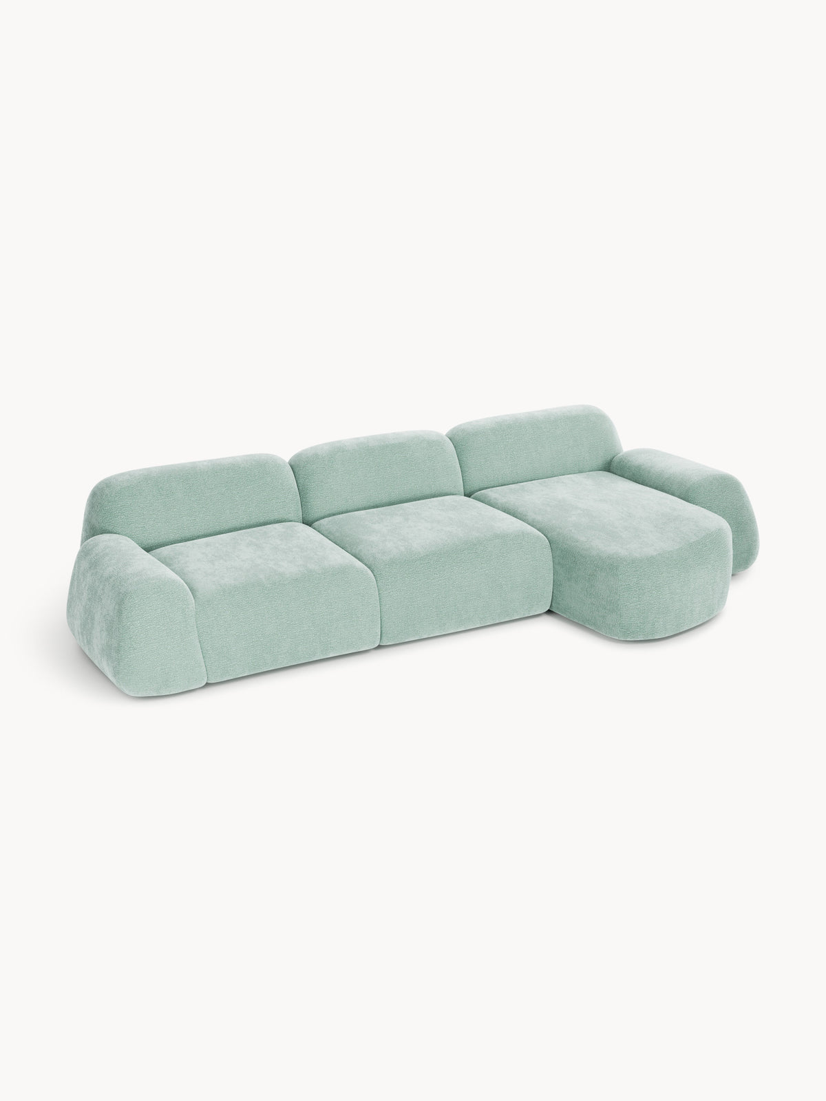 Wolke 4-Seater Modular Corner Sofa in Teddy