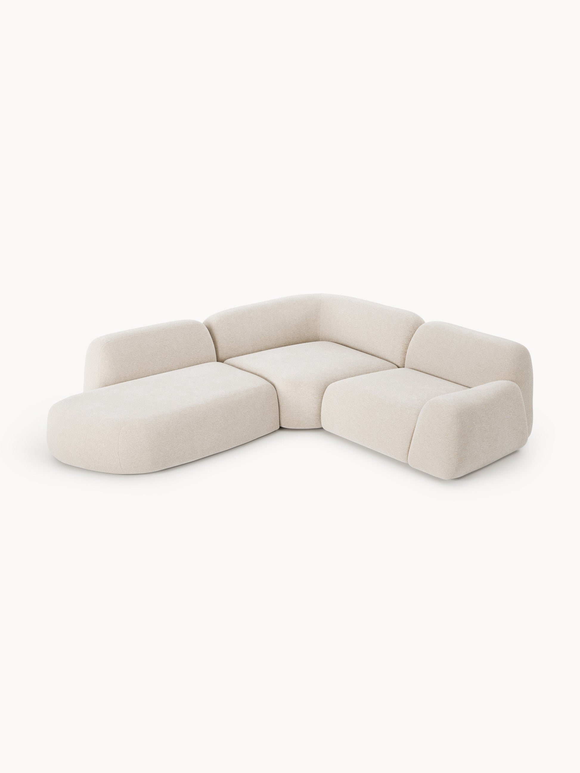 Wolke 4-Seater Modular Corner Sofa with Chaise Longue