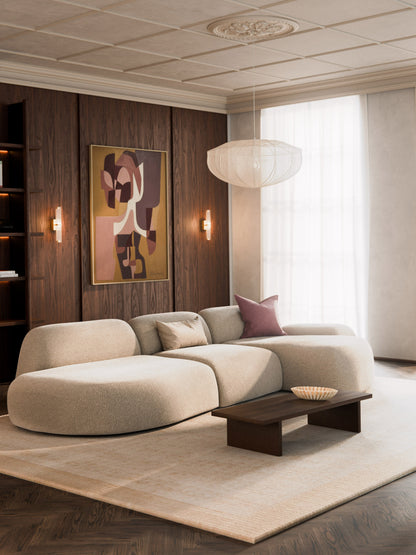Wolke 4-Seater Modular Corner Sofa with Chaise Longue