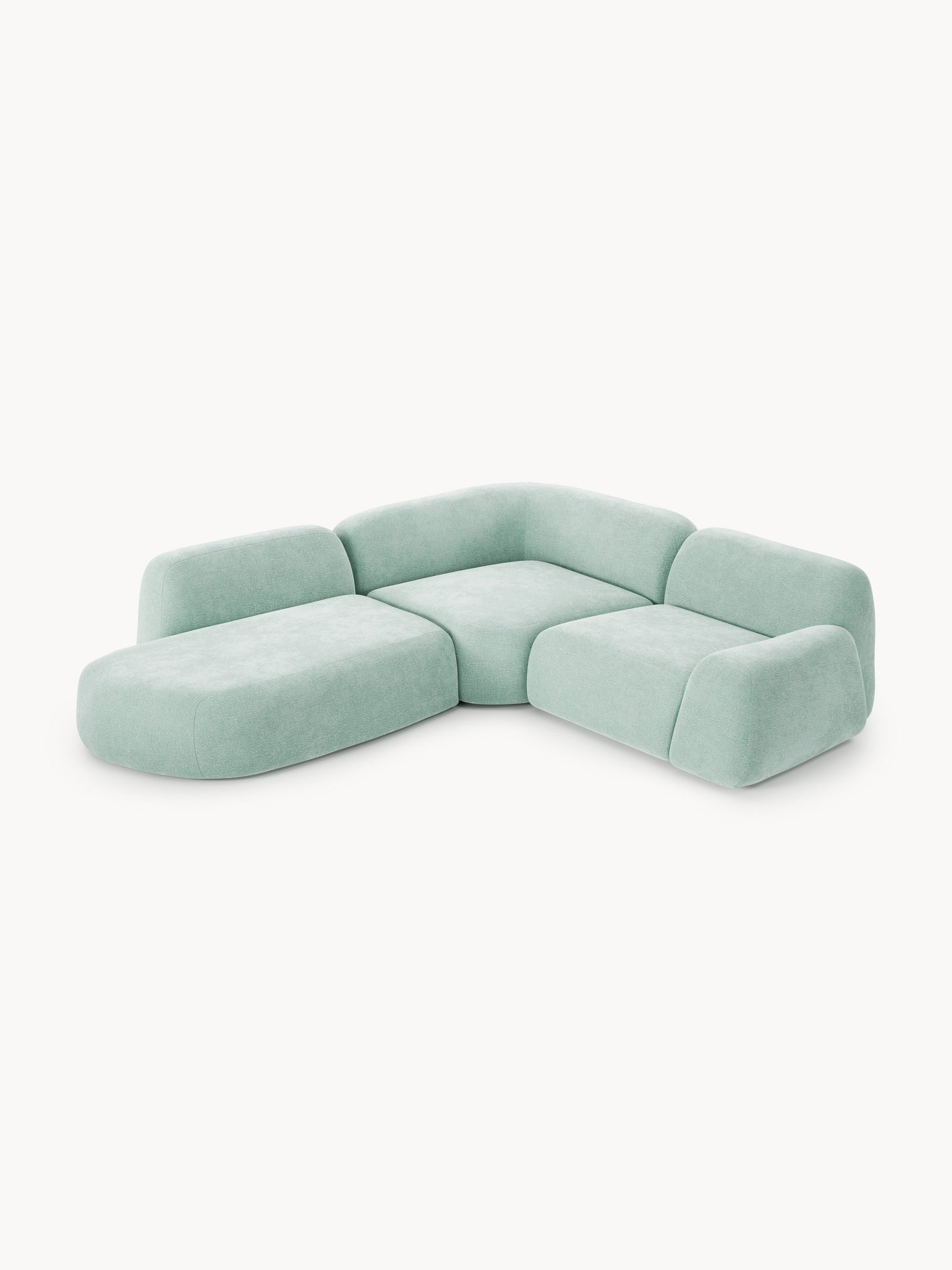 Wolke 4-Seater Modular Corner Sofa with Chaise Longue