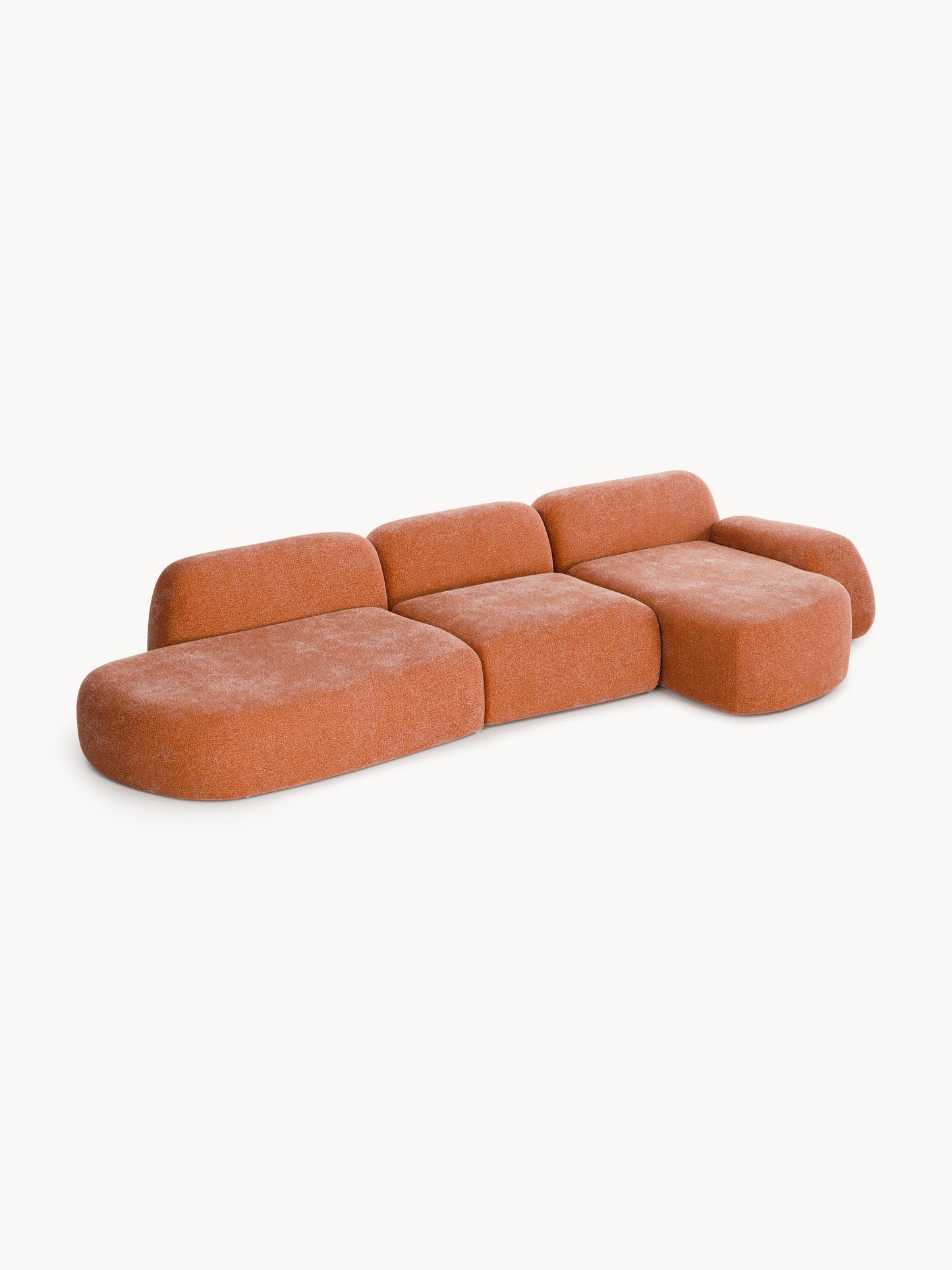 Wolke 4-Seater Modular Corner Sofa with Chaise Longue