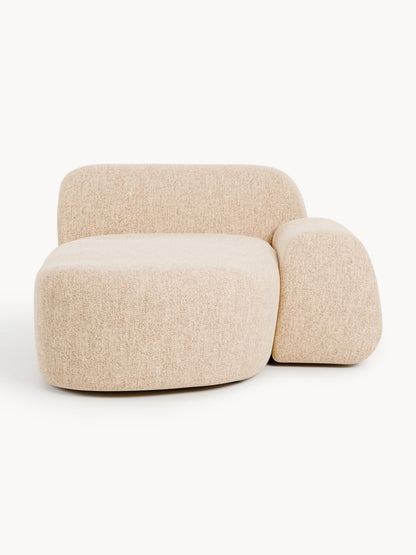 Wolke Chaise Corner Section in Bouclé