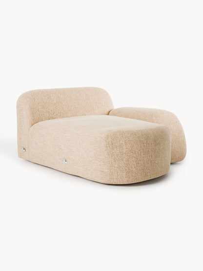 Wolke Chaise Corner Section in Bouclé