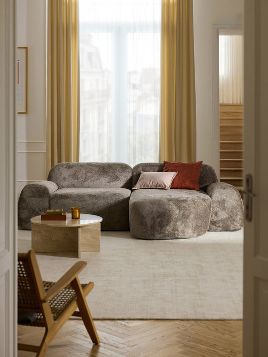 Wolke Chaise in Teddy Bouclé