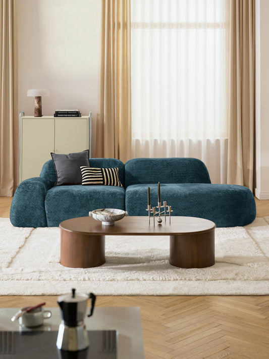 Wolke Chaise in Teddy Bouclé