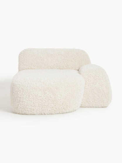 Wolke Chaise in Teddy Fabric