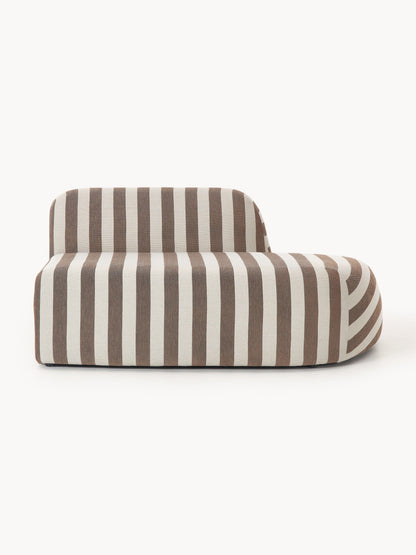 Wolke Chaise Module, Striped