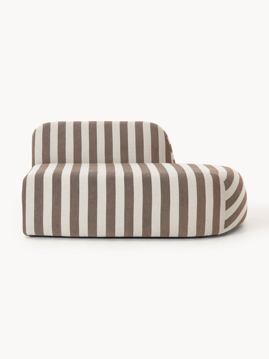 Wolke Chaise Module, Striped