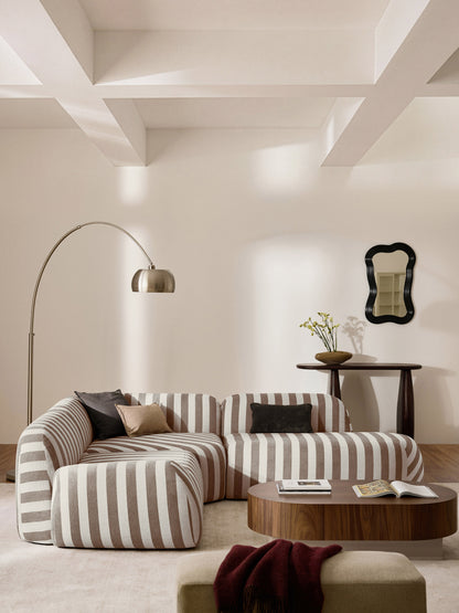 Wolke Chaise Module, Striped