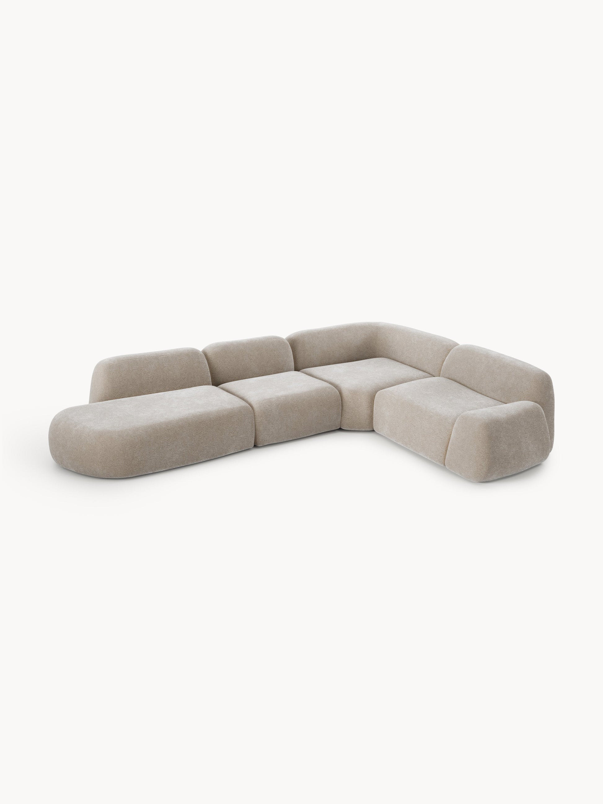 Wolke XL Modular Corner Sofa, with Chaise Longue